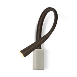 Contardi Flexiled AP L.60 Leather -Helles Licht 001 Contardi Flexiled AP L60 nickel satiniert dunkelbraun 2452fcd7a15ba303b381fb9d93f466a6