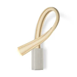 Contardi Flexiled AP L.60 Leather -Helles Licht 001 Contardi Flexiled AP L60 nickel satiniert elfenbein 596707724370168e8b5b4fbaab71e4c3