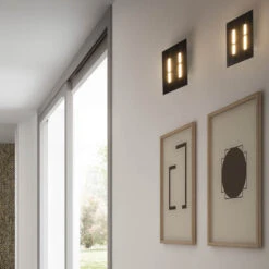 Elesi Luce Aura 02901 Wand-/Deckenleuchte -Helles Licht 002 Elesi Aura 24x24 2800K Led Decke ambiente1 84675 schwarz 09e5d64f3527bde925115a2bd2b48673