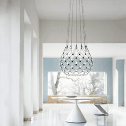 Luceplan Mesh Wireless 80 LED 8 Luceplan Mesh Wireless 80 LED -Helles Licht 002 Luceplan Mesh Wireless 80 LED Pendel ambient1 6c802ed0a002c625019e0daa3ded21e4