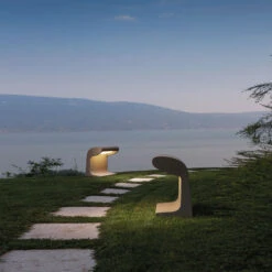 Nemo Borne Béton Grande -Helles Licht 002 Nemo Borne Grau Grande Outdoor Led Boden Ambient1 86921 Grau 52b097528a4e011aa44c4e60c78849a2