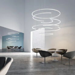 Panzeri Brooklyn Round Sospensione 180° -Helles Licht 002 Panzeri Brooklyn Round 100 Pendel ambient 98978 weiss 2d93515d7dd738b6d60d162a6c6d4504