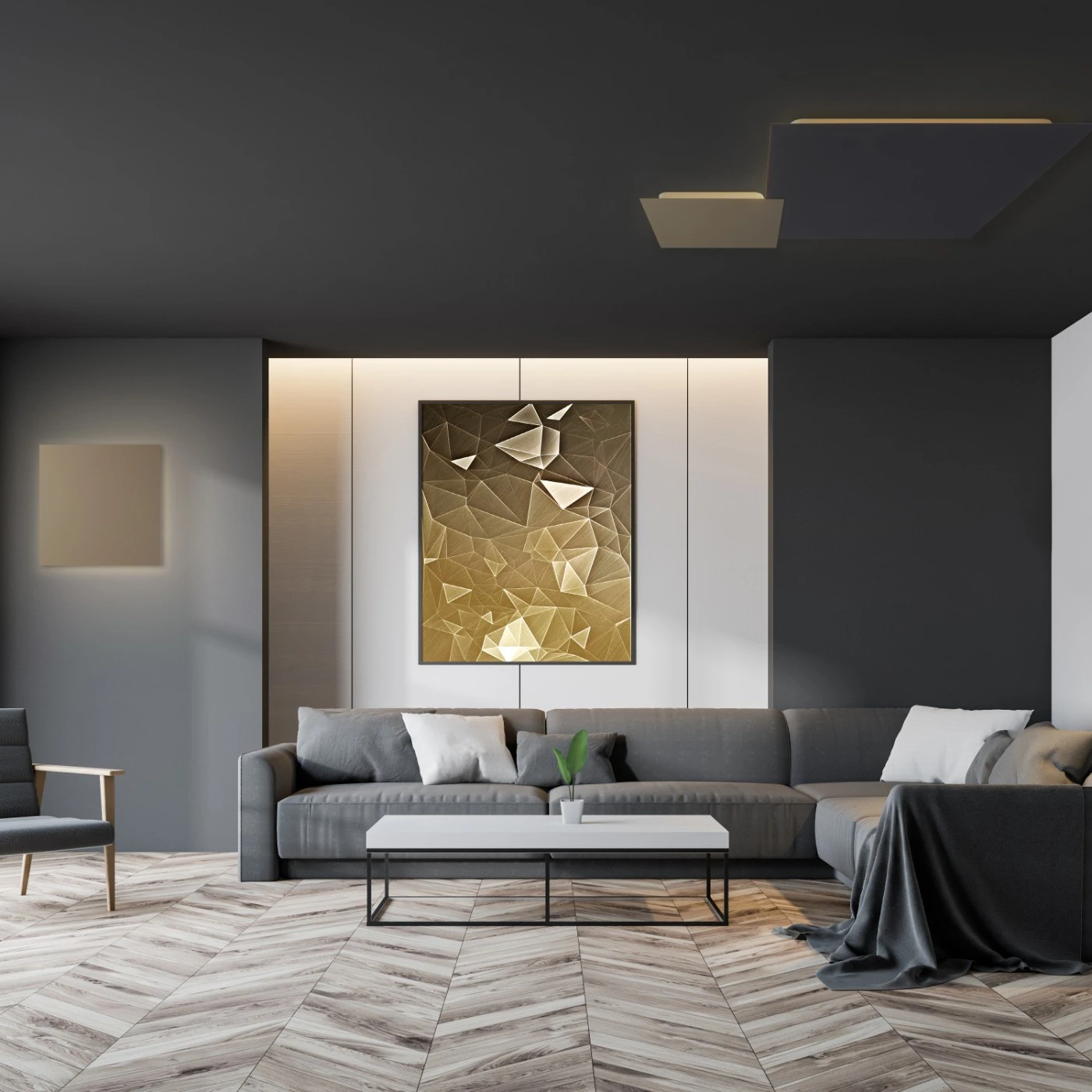 Escale Blade-Q Wand-/Deckenleuchte 34 Cm 4 Escale Blade-Q Wand-/Deckenleuchte 34 Cm – Bild 2