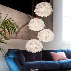 Slamp Veli Mini Quartet Couture Suspension -Helles Licht 002 slamp veli mini quartet couture ambient2 9618b55f61d636ae9ec568204eb39f11