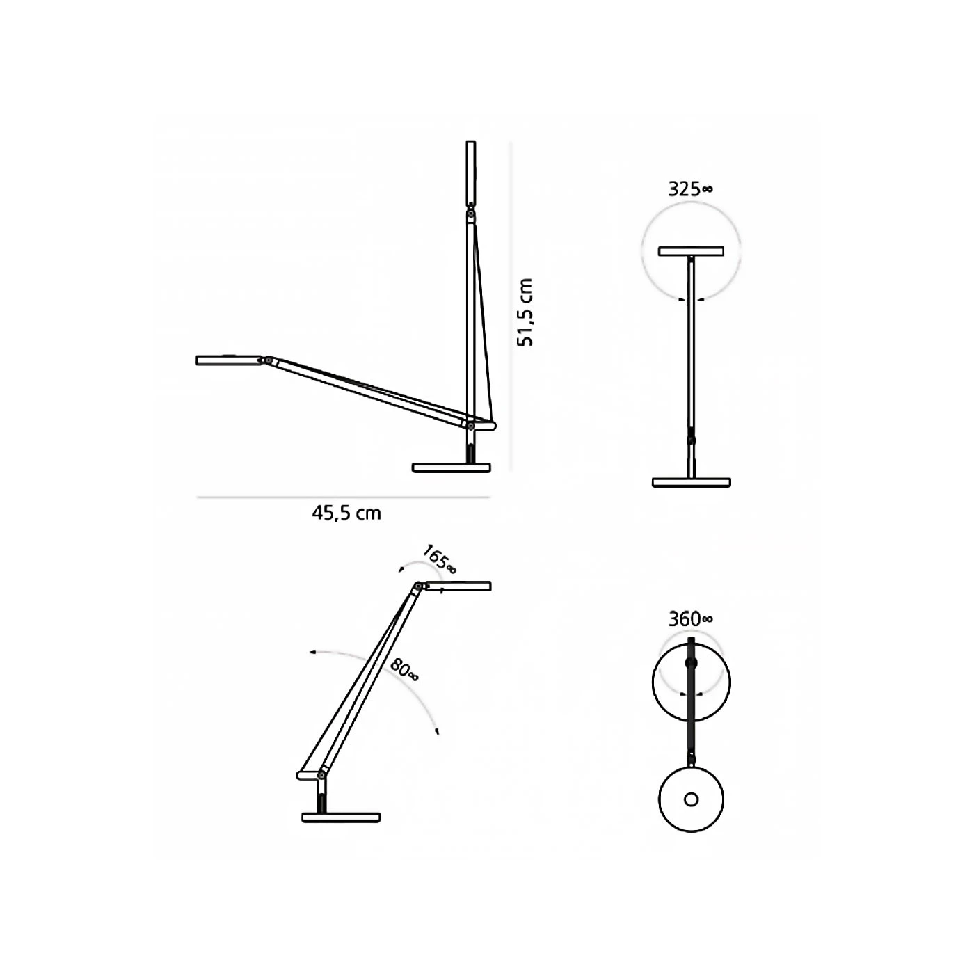 Artemide Demetra Micro Tavolo LED 8 Artemide Demetra Micro Tavolo LED – Bild 6
