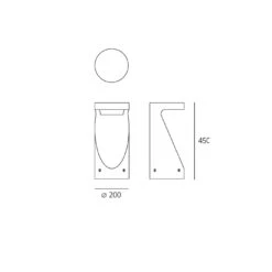 Artemide Ippolito 45 -Helles Licht 003 Artemide Ippolito 45 LED skizze 7d57d1db2046babfff50c4be4f0b902b