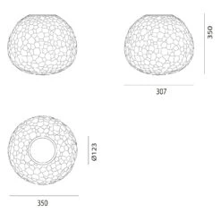 Artemide Meteorite Parete/Soffitto -Helles Licht 003 Artemide Meteorite 35 Tech 90c868779e36354d12442a376f463385