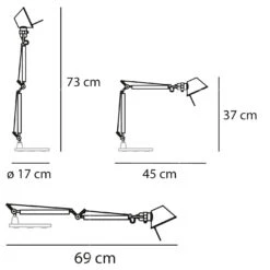 Artemide Tolomeo Micro Mit Tischklemme -Helles Licht 003 Artemide Tolomeo Micro Tavolo klemme 4b589daad6ba102f9669cb466b7d46a2