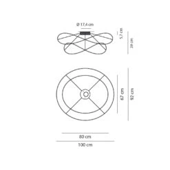 Axolight Hoops PL2 -Helles Licht 003 Axolight Hoops PL2 Decke technische Zeichnung eca6226697752275bf7cbb9602bbcab6