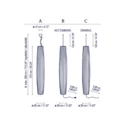 Bover Maxi S/01 Outdoor LED 10 Bover Maxi S/01 Outdoor LED -Helles Licht 003 Bover Maxi Outdoor LED Pendel technische zeichnung 7ccd3637d620b20672086419ede868d6