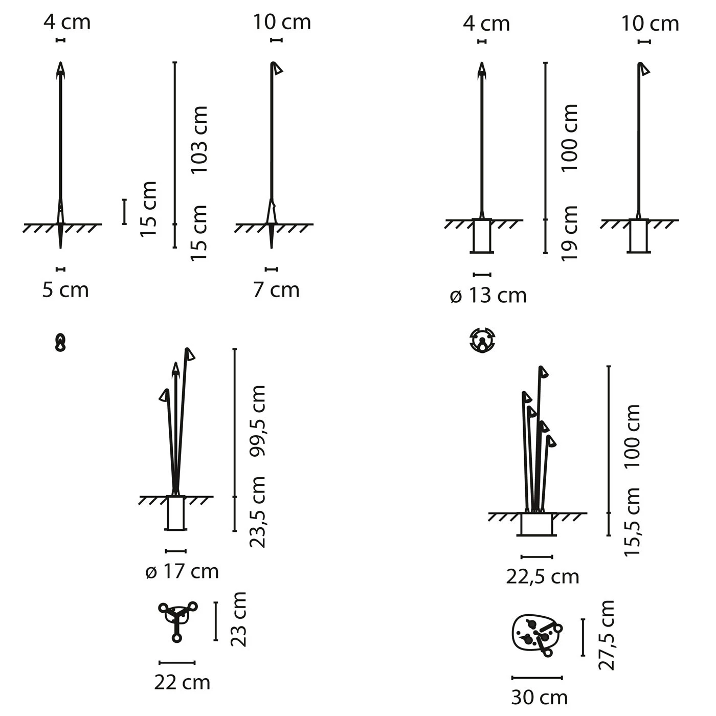 Vibia Brisa 4625 Erdspießleuchte 4 Vibia Brisa 4625 Erdspießleuchte – Bild 2