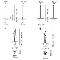 Vibia Brisa 4640 Outdoor Stehleuchte -Helles Licht 003 Vibia Brisa Stehleuchte alle 859951eae37be95d3234f6ac6f5dac7d