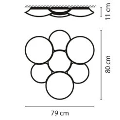 Vibia Puck 5447 Wand-/Deckenleuchte -Helles Licht 003 Vibia Puck Deckenleuchte Sieben Leuchtkoepfe 6f9edfb91af1761f3ae61f57aba2de8d