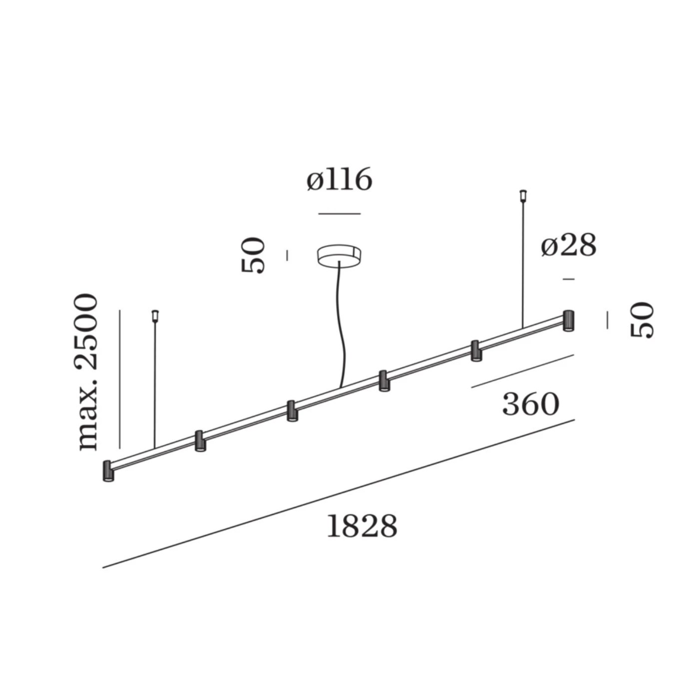 Wever & Ducré Trace Chandelier 2.0 6 Wever & Ducré Trace Chandelier 2.0 – Bild 4