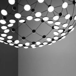 Luceplan Mesh Wireless 80 LED 9 Luceplan Mesh Wireless 80 LED -Helles Licht 004 Luceplan Mesh Wireless 100 LED Pendel detail1 43e67fead8f4c6c16d7f363b94f10f5c