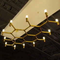 Nemo Crown Plana Mega -Helles Licht 004 Nemo Crown Plana Mega Kron Total1 86652 Gold matt b413511370d4a6829d19c398dd8fcec6