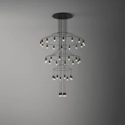 Vibia Wireflow Chandelier 0378 7 Vibia Wireflow Chandelier 0378 -Helles Licht 005 Vibia Wireflow Chandelier 0378 Kronleuchter total 90971 schwarz 26fbea23722f35843970ac22ffee2c38