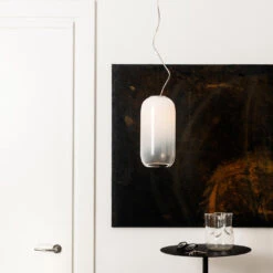 Artemide Gople Mini Suspension -Helles Licht 006 Artemide Gople Mini Pendelleuchte ambient 105095 weiss ff532e47921f44e6e2de3a50de0dff10