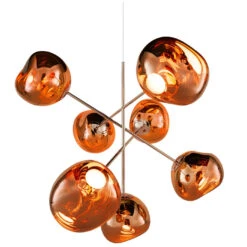 Tom Dixon Melt Chandelier Large -Helles Licht 010 Tom Dixon Melt Chandelier Large frei 126313 Kupfer fd20feffad1884cf4baa2c4c5e74d928