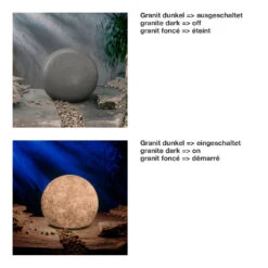 Moonlight 550 Mm MFL Vollkugel Mit Flexiblem Sockel -Helles Licht 1001 Moonlight Oberflaechen Einzeln Granit Dunkel f6a93583e8a72e6e764d9337572ac577