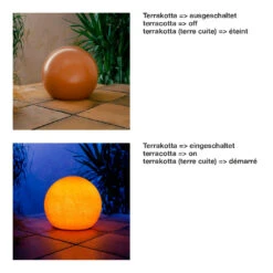 Moonlight 550 Mm MAG Vollkugel Mit Aufschraubsockel -Helles Licht 1004 Moonlight Oberflaechen Einzeln Terrakotta 48dd0fbd6af8f0eef5ed41e925d3d488